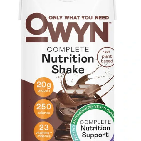 CHOCOLATE Nutrient Shake (12 cartons, 20g Protien) = Dinh Dưỡng Thay Phần Ăn